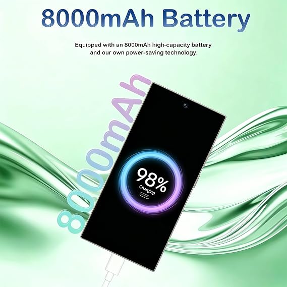 Unlocked Phones C25 Ultra NFC Function Smart Phone 12GB+512GB Large Storage
