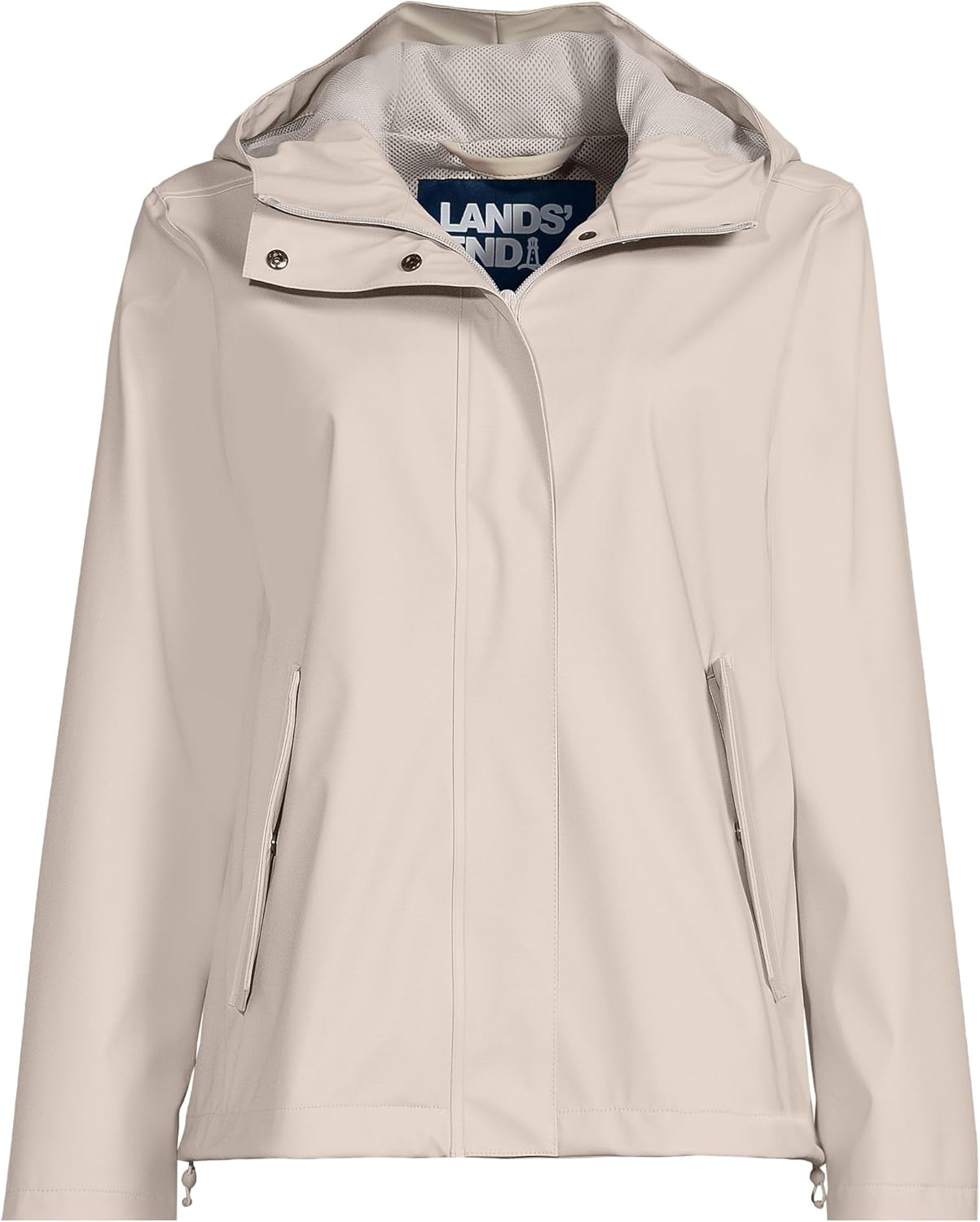 Lands' End Women's Squall Waterproof Rain Slicker Jacket