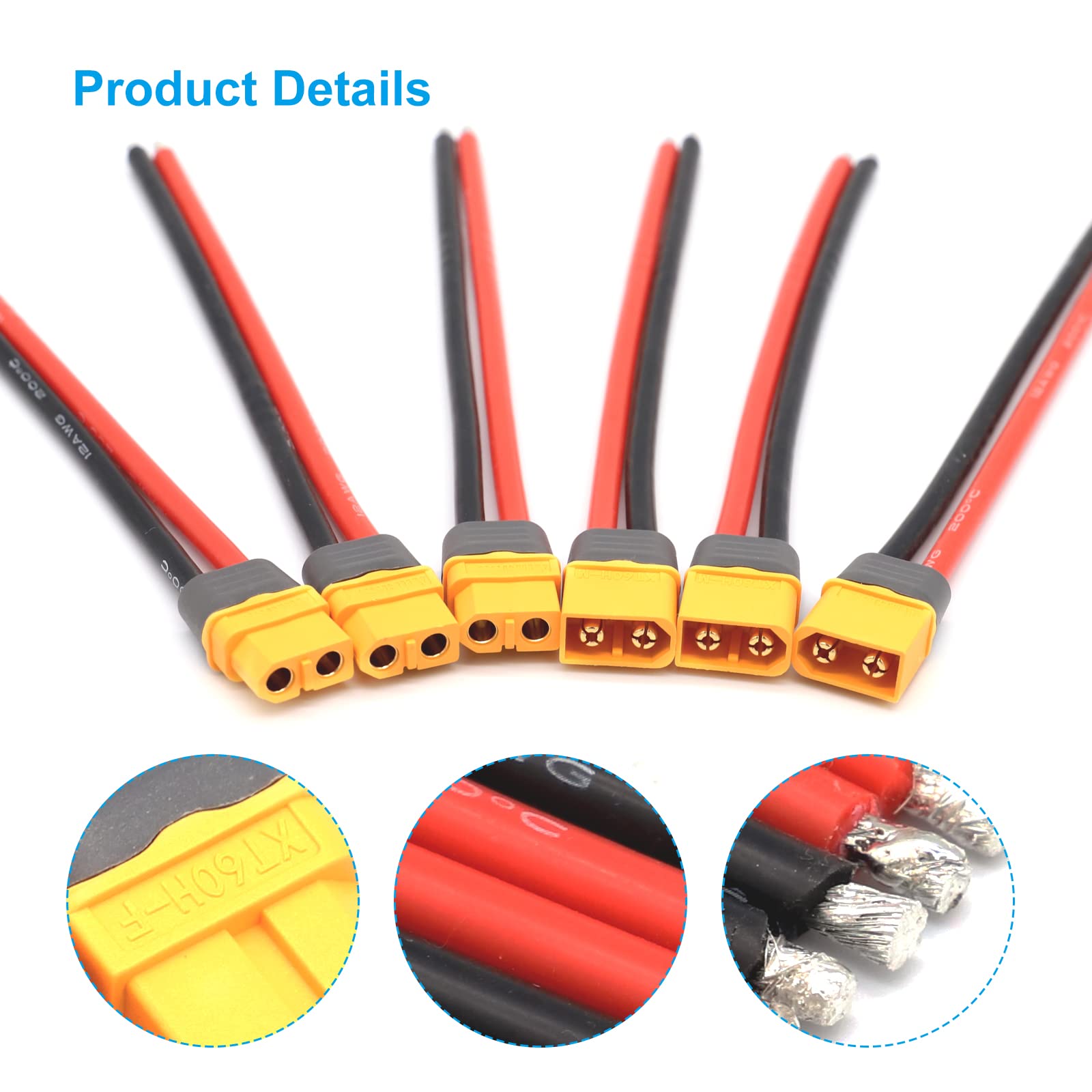 Adafruit Câbles de raccordement femelle/mâle de qualité supérieure - 40 x 75 mm