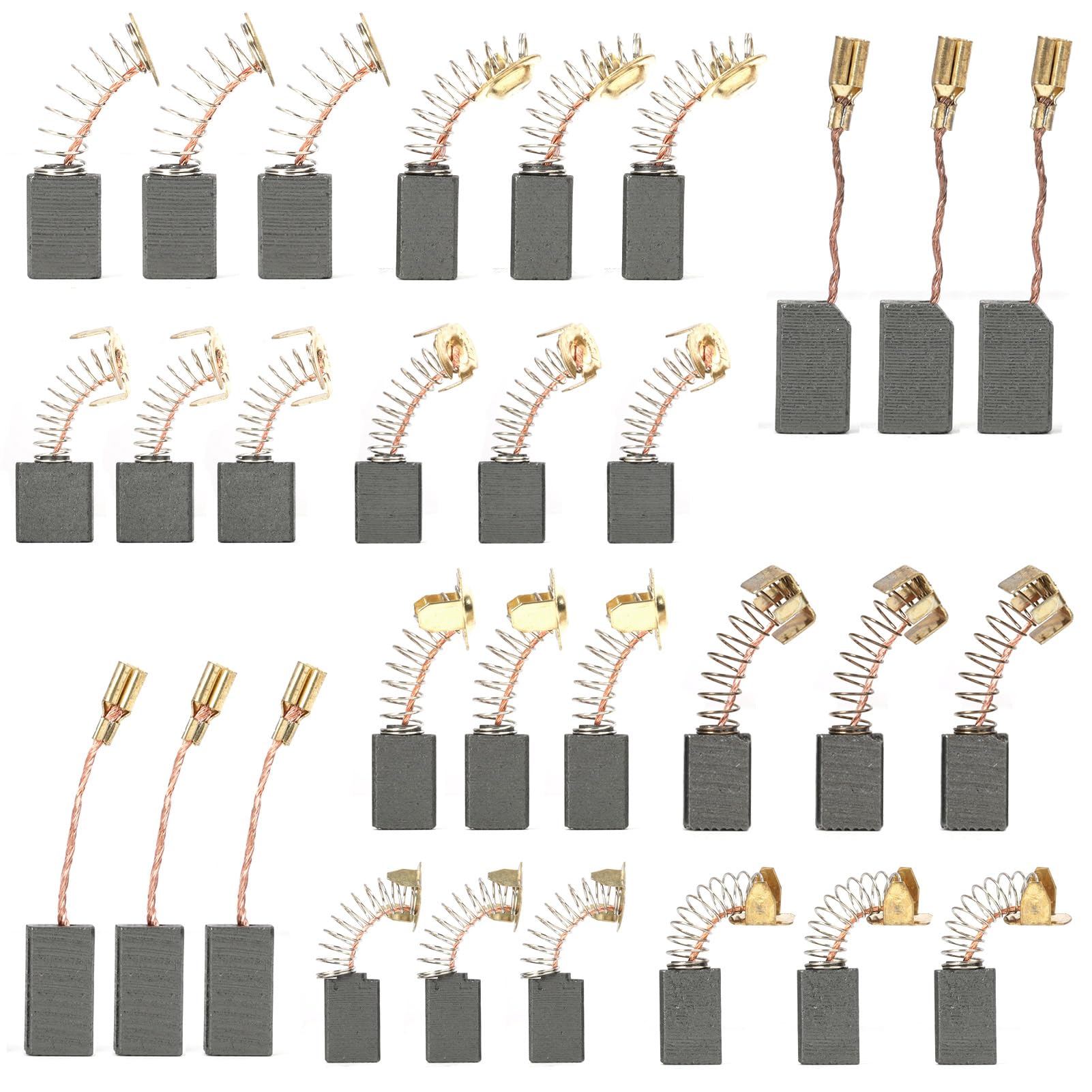 Spazzole In Carbone Per Motori Elettrici, 20x5x5 Mm, Per Smerigliatrici, Trapani, Seghe E Aspirapolvere, Confezione Di Ricambio