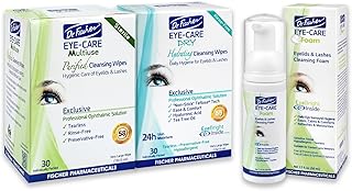 Dr. Fischer Toallitas para ojos y limpiador d...