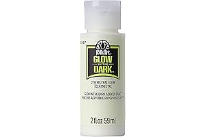 Glow in the Dark Acrylic Paint -  FolkArt's Mystical Neutral Glow Dark Acrylic Paint