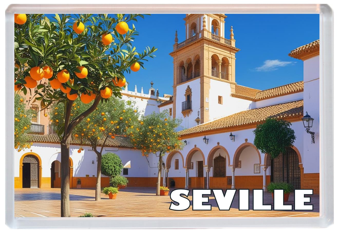 Seville - Spain - Jumbo Artistic Fridge Magnet 96 x 67mm BBSFHM1899