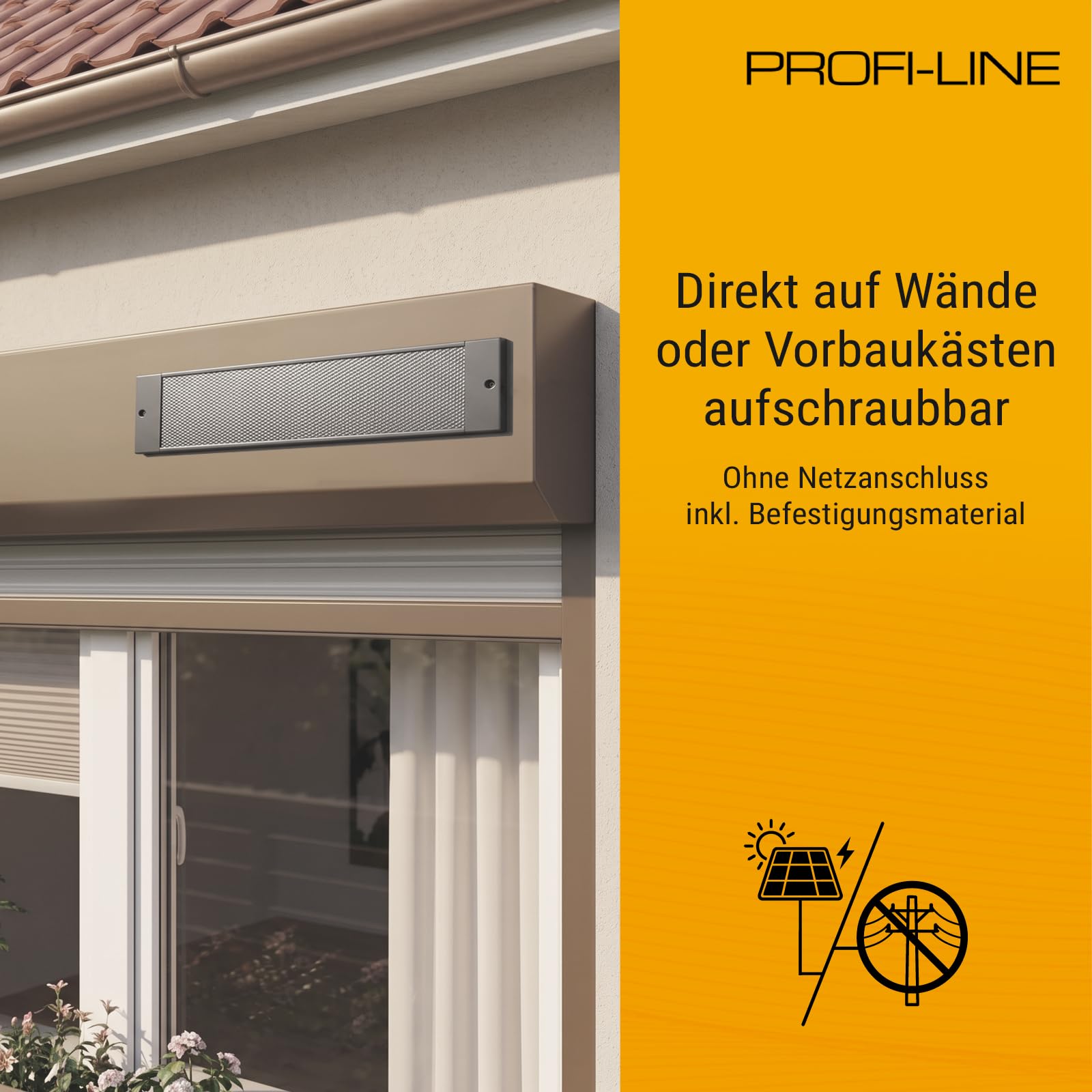 NOBILY Solarpaket Maxi Rollladenmotor SW60, Solarpanel Akku 12V Antrieb 20Nm
