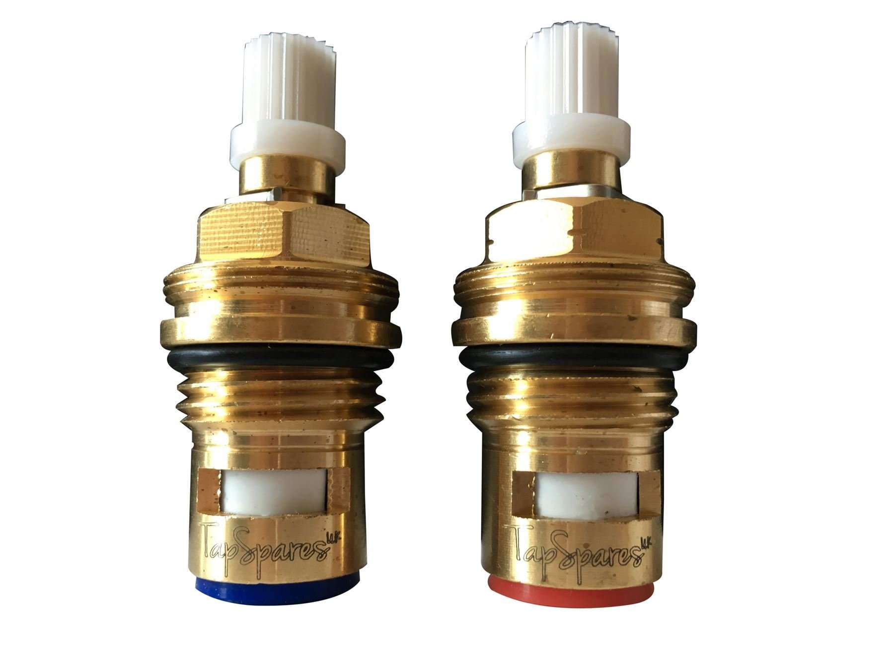 Tapsparesuk White Replacement Valve Pair Cartridges Spares | Perrin & Rowe Titan Kitchen Tap