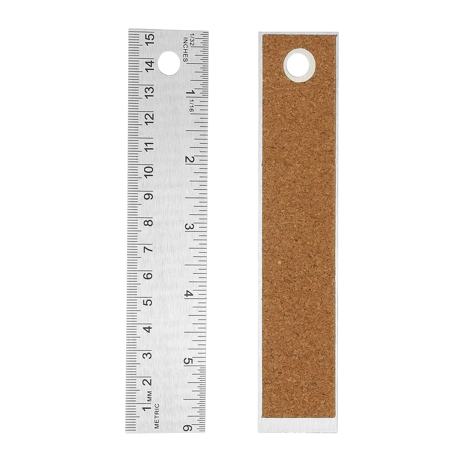 PATIKIL Stainless Steel Ruler Cork Backed