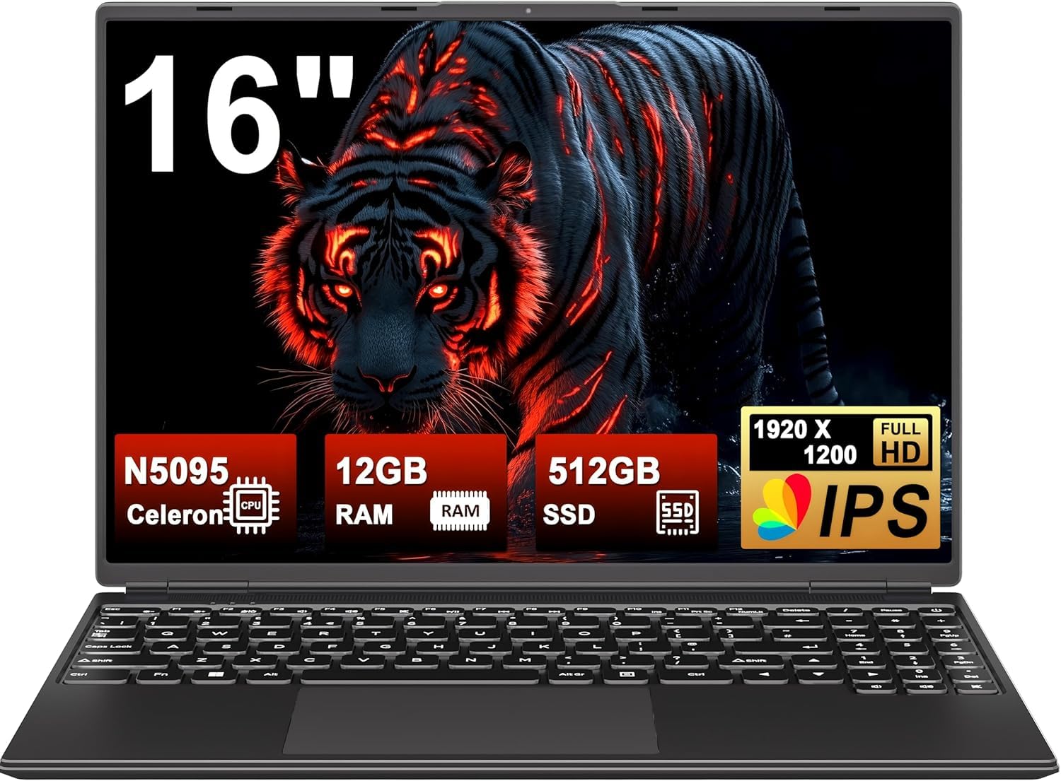 Amazon.com: NOTODD 2025 16 Inch Gaming Laptop N5095 (Up to 2.9 GHz