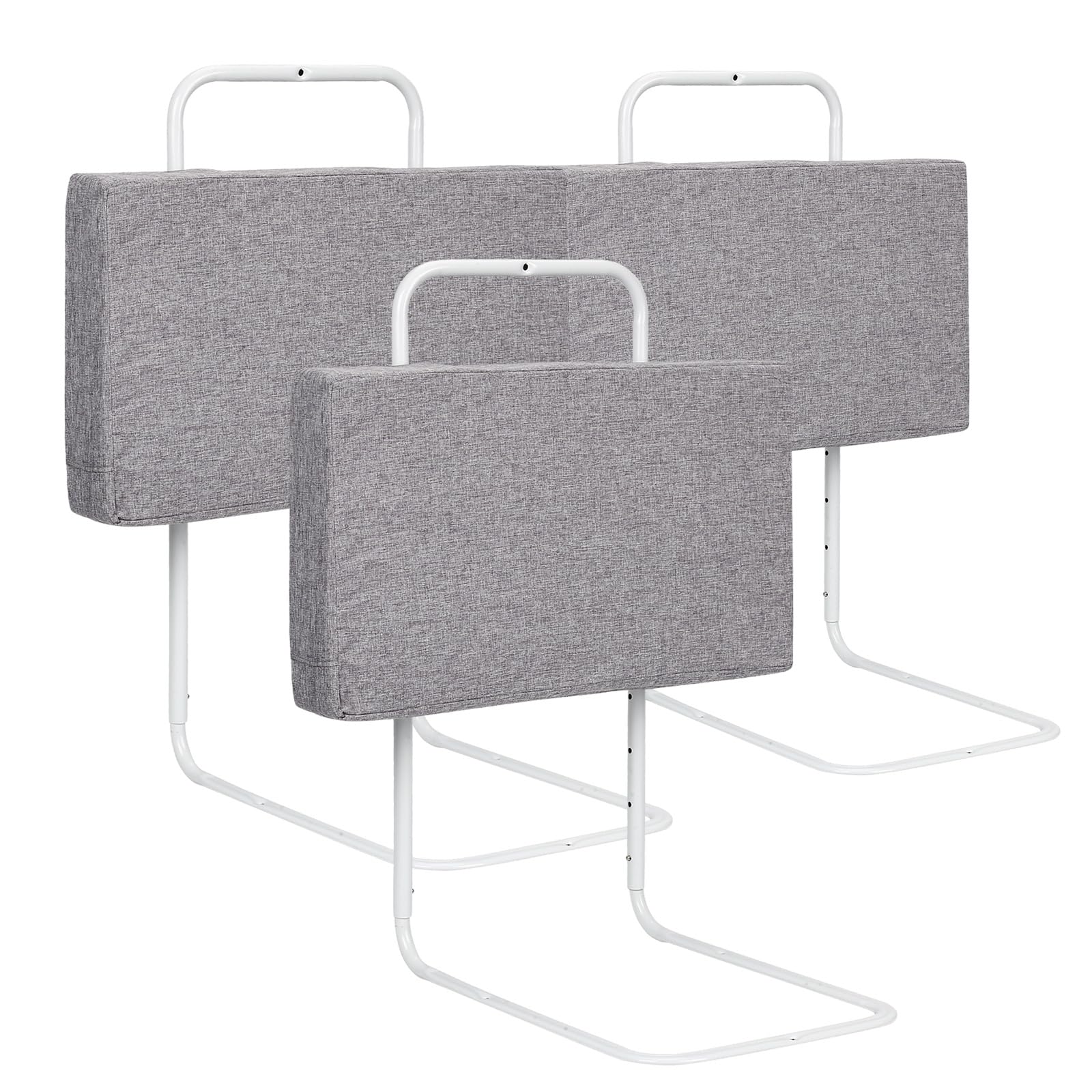 3 griglie per letto per bambini, 50 x 28 cm, griglia di protezione per letto a 5 fori, regolabile in altezza, protezione da caduta, letto per bambini, griglia pieghevole, facile da montare,