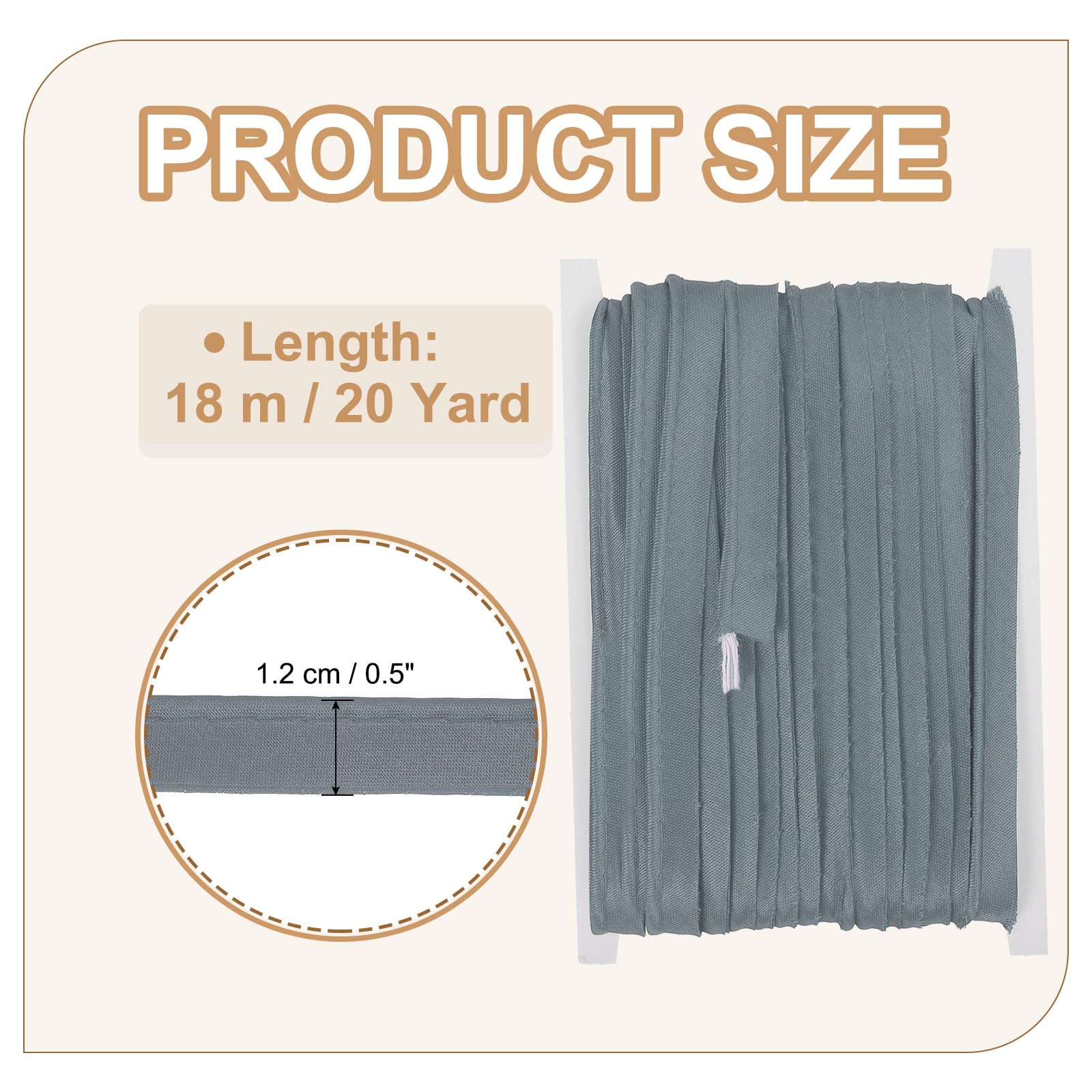 YELARXI Maxi Piping Bias Tape - Image 2