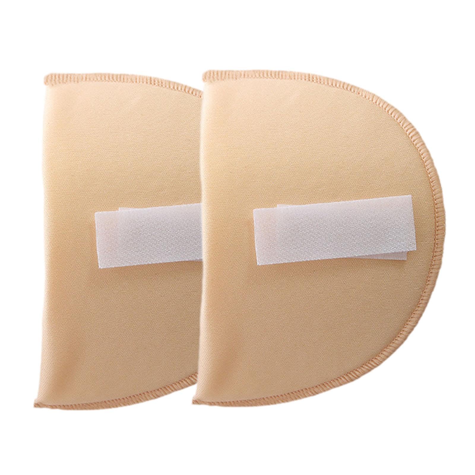 1 Pair Women Shoulder Pads Portable Professional Blazer Sponge Shoulder Pads 1cm Skin Color-Clothing & Accessories-Women-Slips-Half Slips-image-30