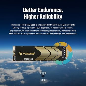 Amazon.com: Transcend 2TB Gaming SSD with Heatsink, Up to 7,400MB