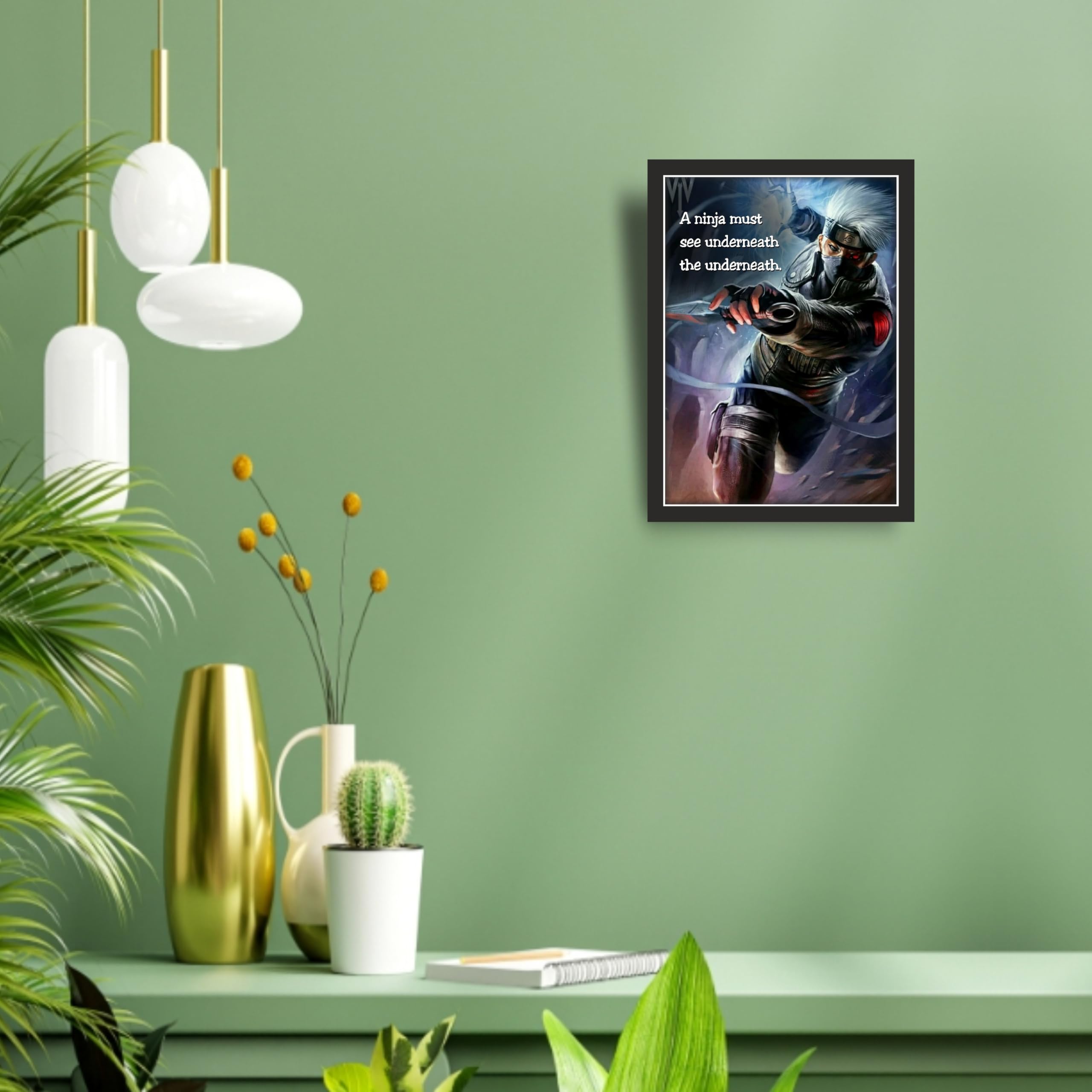 Kakashi Hatake Underneath the Underneath Quote Photo Frame – 9.25… – view 2