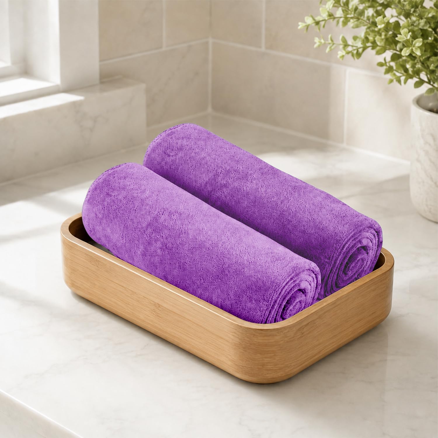 MAXOSHINE Hand Towels - Soft Microfiber Set of 4 -8 MAXOSHINE Hand Towels - Soft Microfiber Set of 4 -8