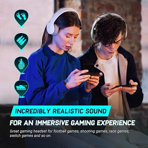 Miniatura 3 de Edifier HECATE G2BT - Auriculares inalámbricos para juegos para teléfonos móvilestabletasportátilesinterruptor, auriculares Bluetooth con