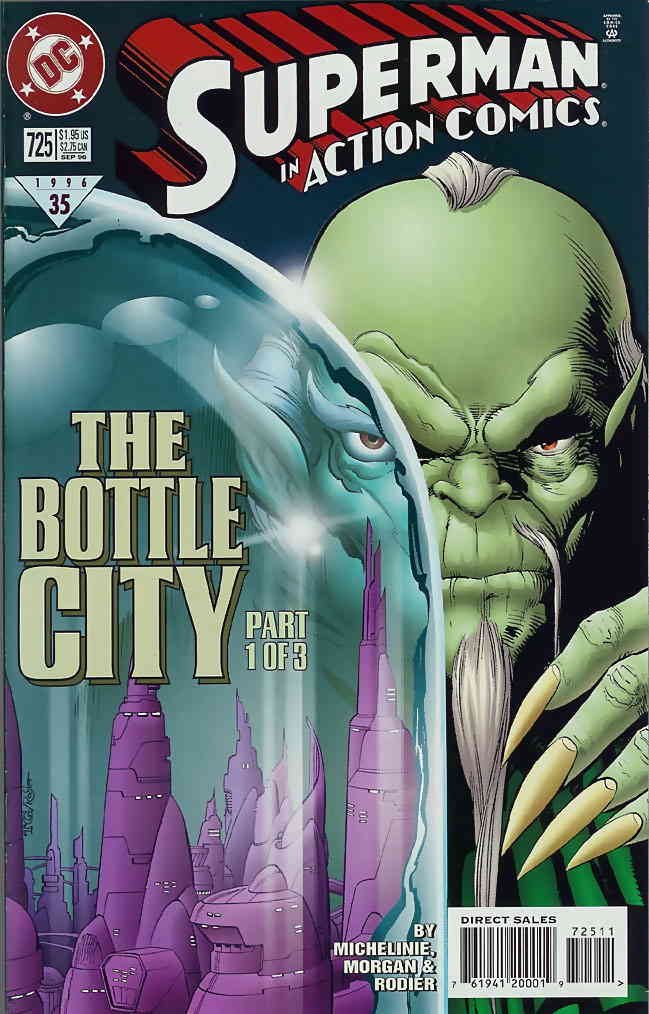 DCAction Comics #725 VF ; DC comic book | Superman Kandor Bottle City 1