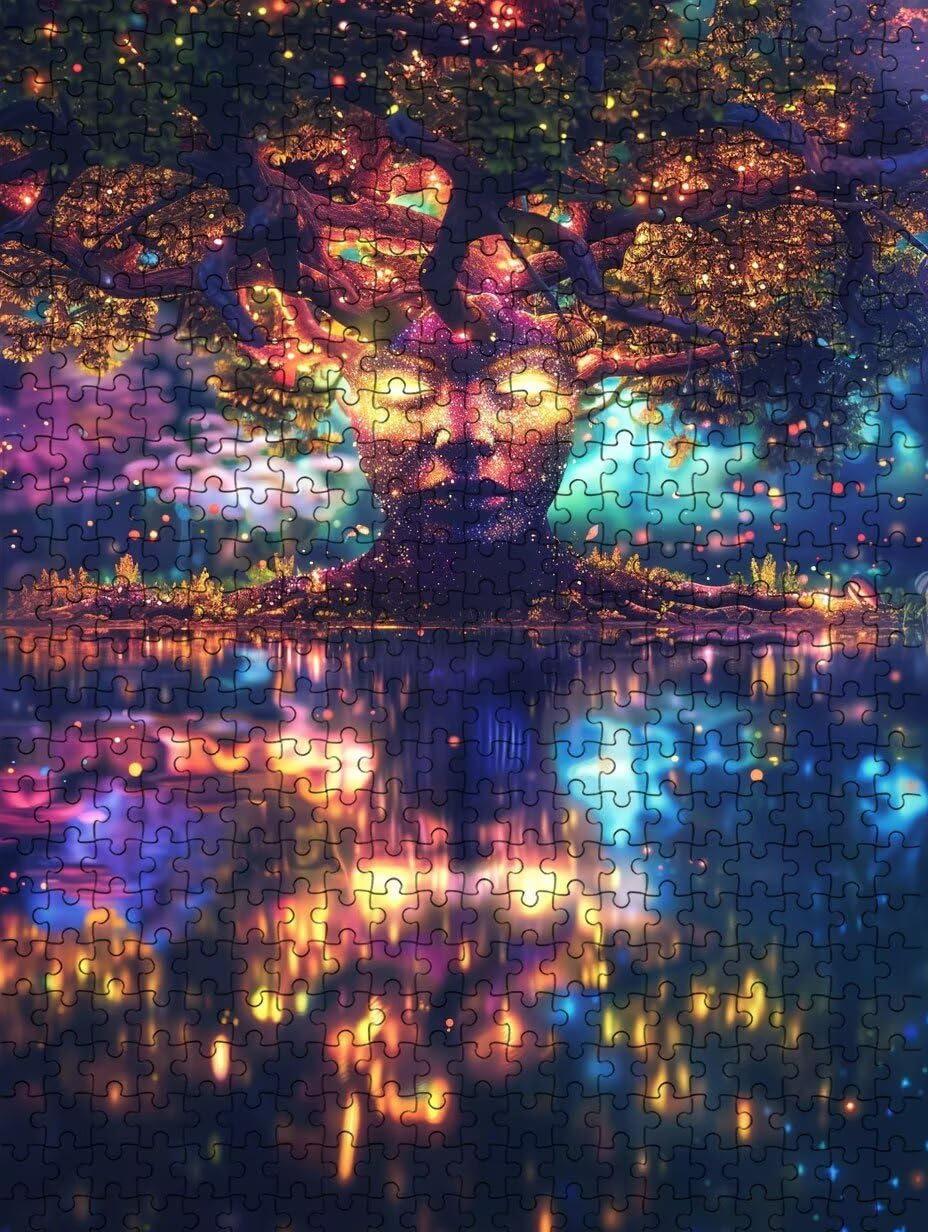 La FantasíA De Los Demonios De Los áRboles Puzzle 3000 Piezas, Rompecabezas Adultos Puzzle, Desafiante Puzzles de Decoración, Juego Educativo para Toda la Familia, para Regalo Decoración FNKL7-952