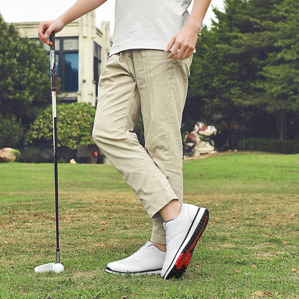 Zapatos de Golf Sin Clavos Transpirables Al Aire Libre para Hombres para Hombres y Mujeres