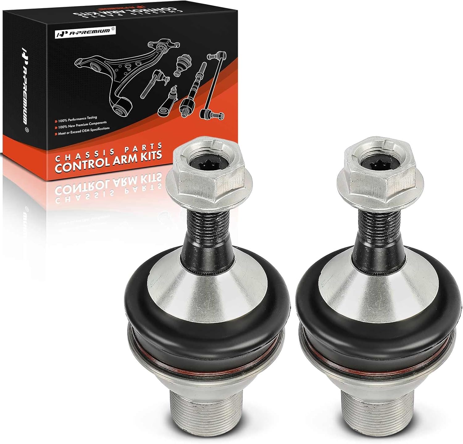 A-Premium 2 x Front Lower Ball Joint, Compatible with Mercedes-Benz GLE300d, GLE350, GLE400, GLE43 AMG, GLE450 AMG, GLE550e, GLE63 AMG, GLE63 AMG S, ML250, GL450, GL550, GLS350d, GLS450, GLS63 AMG