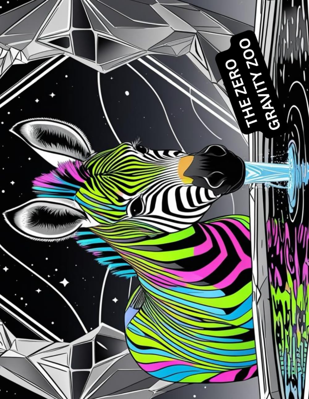 The zero gravity zoo: Floating, flipping, and furry fun among the stars, suitable for all ages