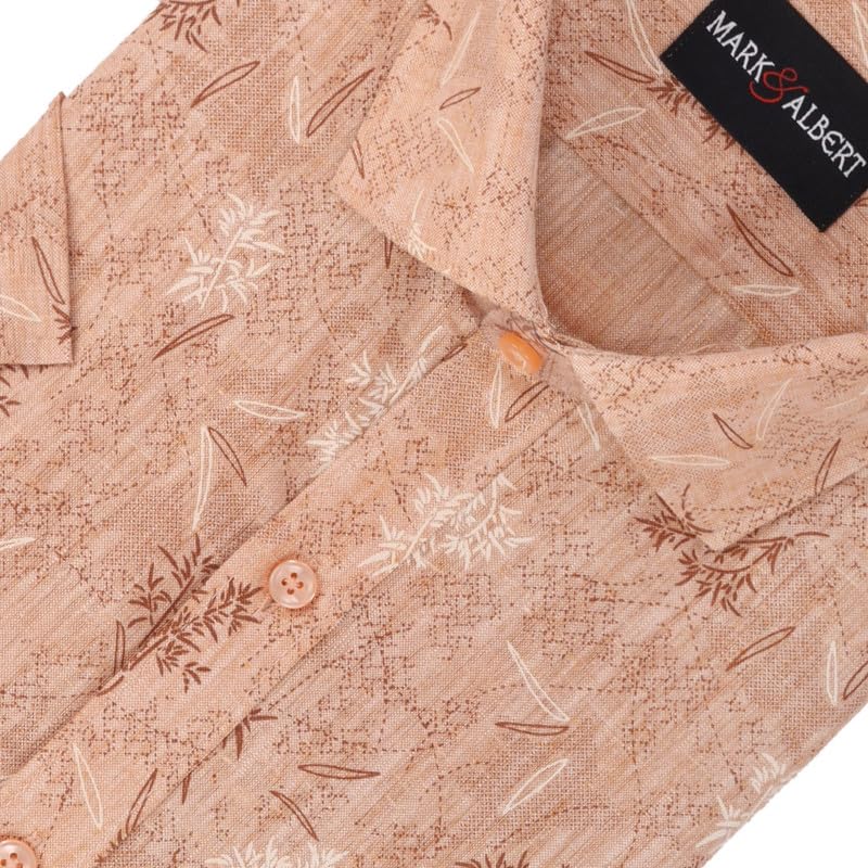 Image of Men's Half Sleeve Linen Shirt