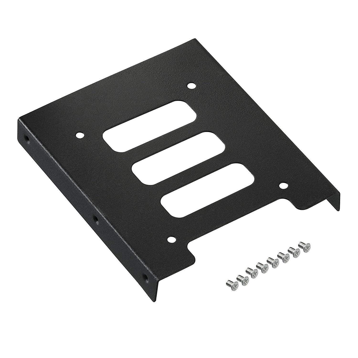 TRIXES Confezione da 2 staffe di montaggio per SSD 2,5" su alloggiamento 3,5"