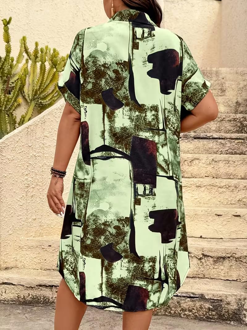 Women's Casual Plus Size V Neck Bodycon Dress Floral Boho Summer Wedding Guest Dresses 2026