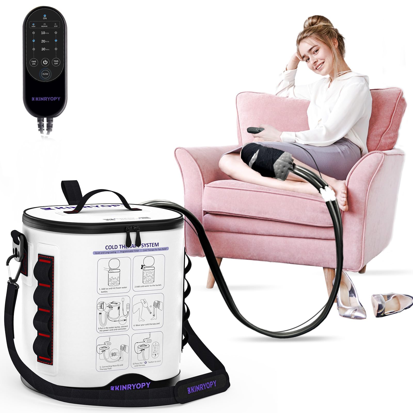 Photo 1 of KINRYOPY Cold Therapy Machine for Knee with Programmable Timer