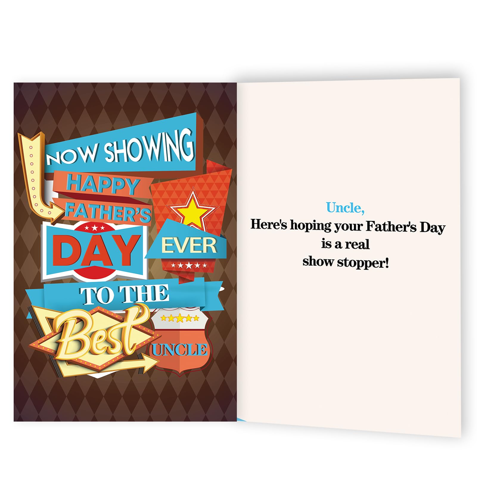 Amorista Funny Father's Day Gifts for Uncle, Happy Fathers Day to The Best Uncle Ever, Perfect Ideas Gifts for Men or Him on Father's Day