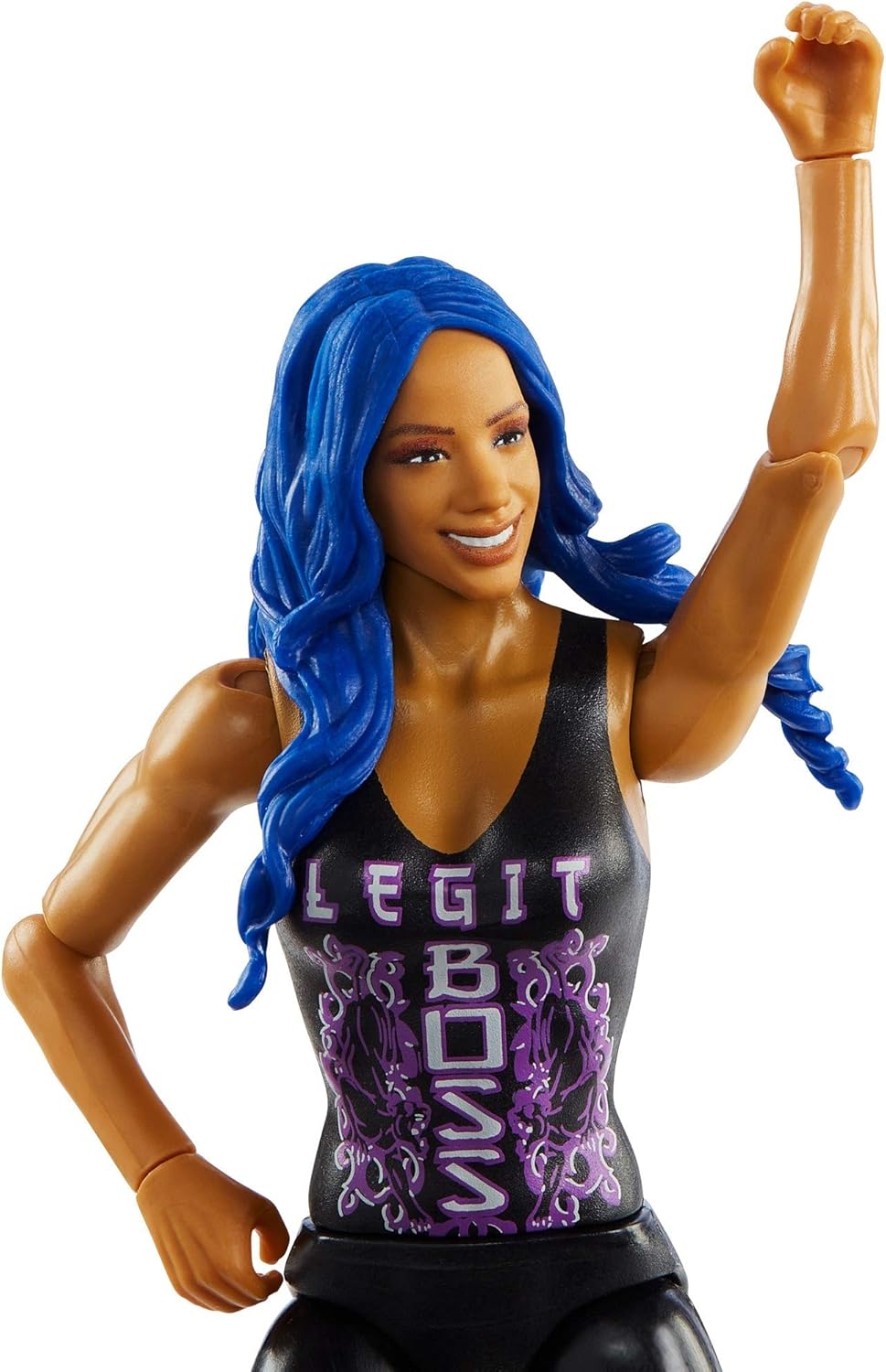 WWE Sasha Banks Basic Series #112 Action Figure in 6-inch Scale with Articulation & Ring Gear