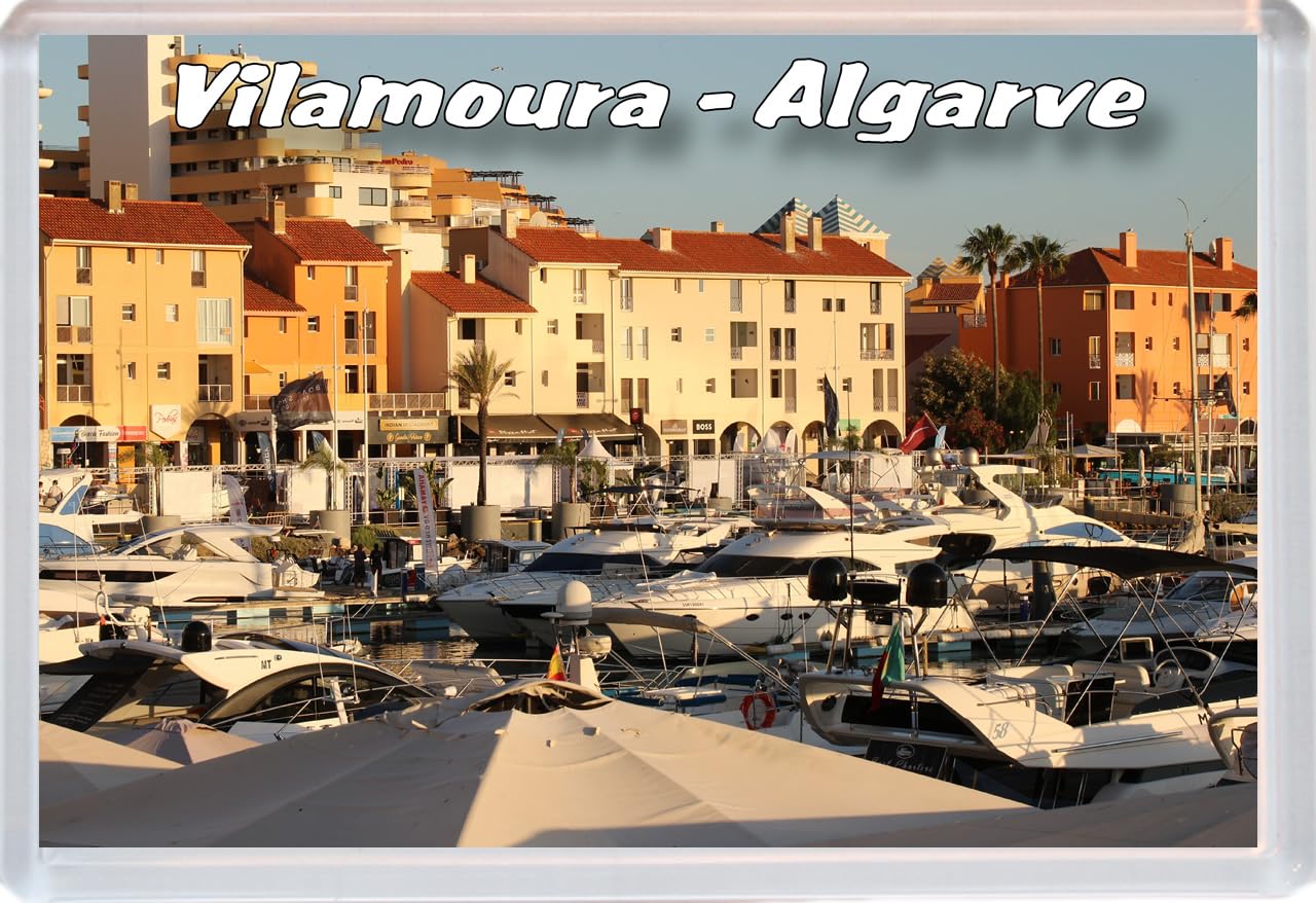 Baked Bean Store Multicolor Vilamoura - Algarve - 96 X 67Mm Jumbo Fridge Magnet/Magnets Bbsfhm951