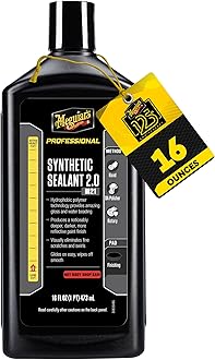 Professional Synthetic Sealant 2.0 M2116, Premium Car Synthetic Sealant, Offers Long-Lasting Protection, Features Additional Gloss and Hydrophobic Properties for High Water Beading, 16 Oz
