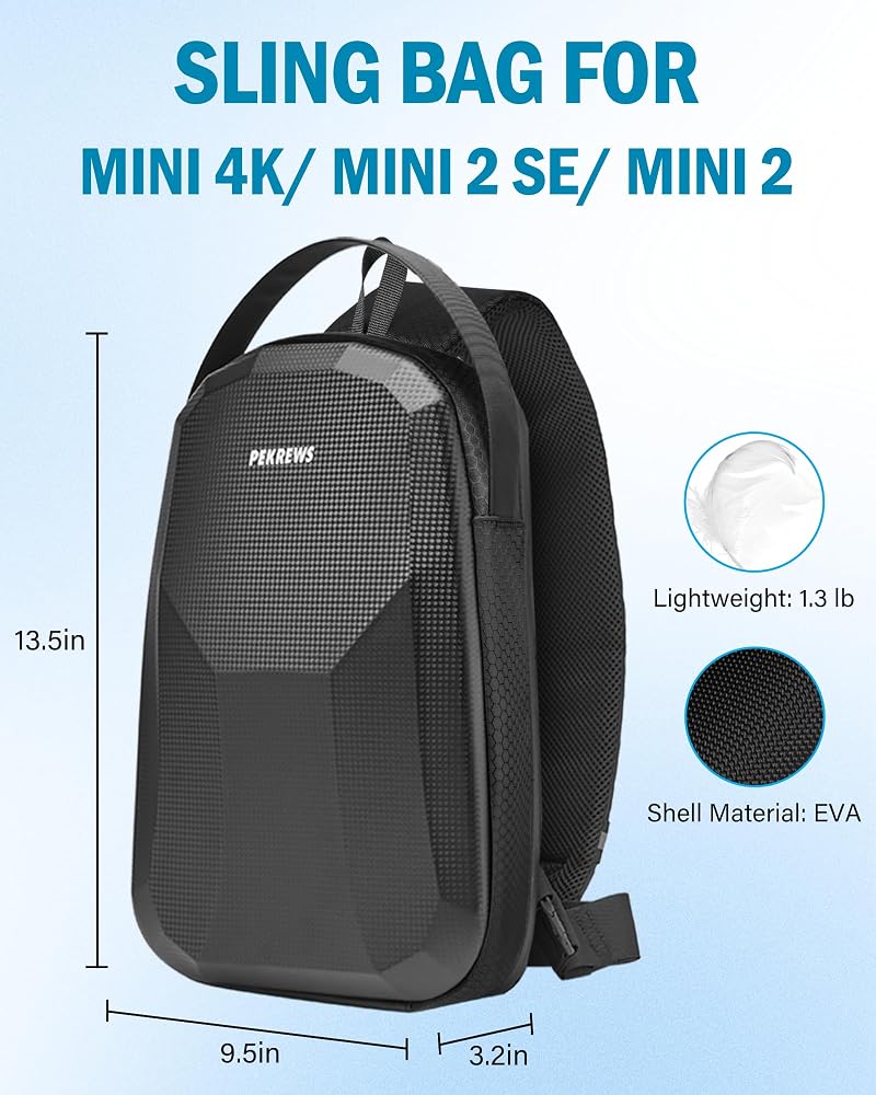 dji mini 2 backpack Amazon.com: PEKREWS Mini 4K Case, Portable Mini 2 SE Backpack Compatible  with DJI RC N1 Controller, Travel Drone Bag for Charging Hub and 3  Batteries, Waterproof RC N1 Carrying Case for DJI