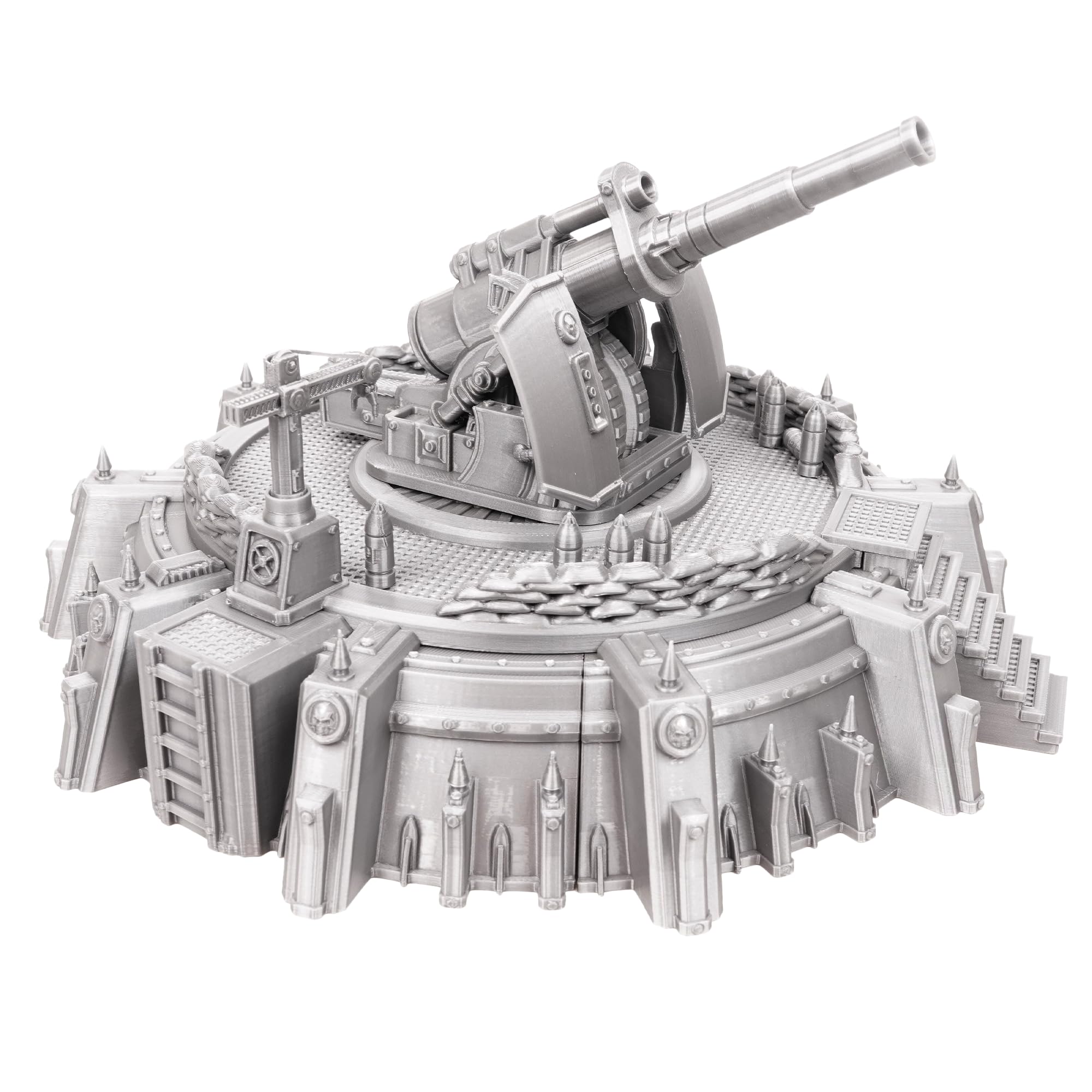 Tabletop Terrain Plataforma Earthshaker de War Scenery para Juegos de Guerra y Juegos de rol, miniaturas de 28 mm y 32 mm