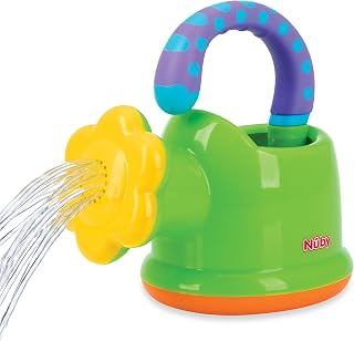 Nuby Watering Can Bath Toy for Toddlers 18+ Months - Interactive Sensory Fun for Bath Time & Outdoor Play