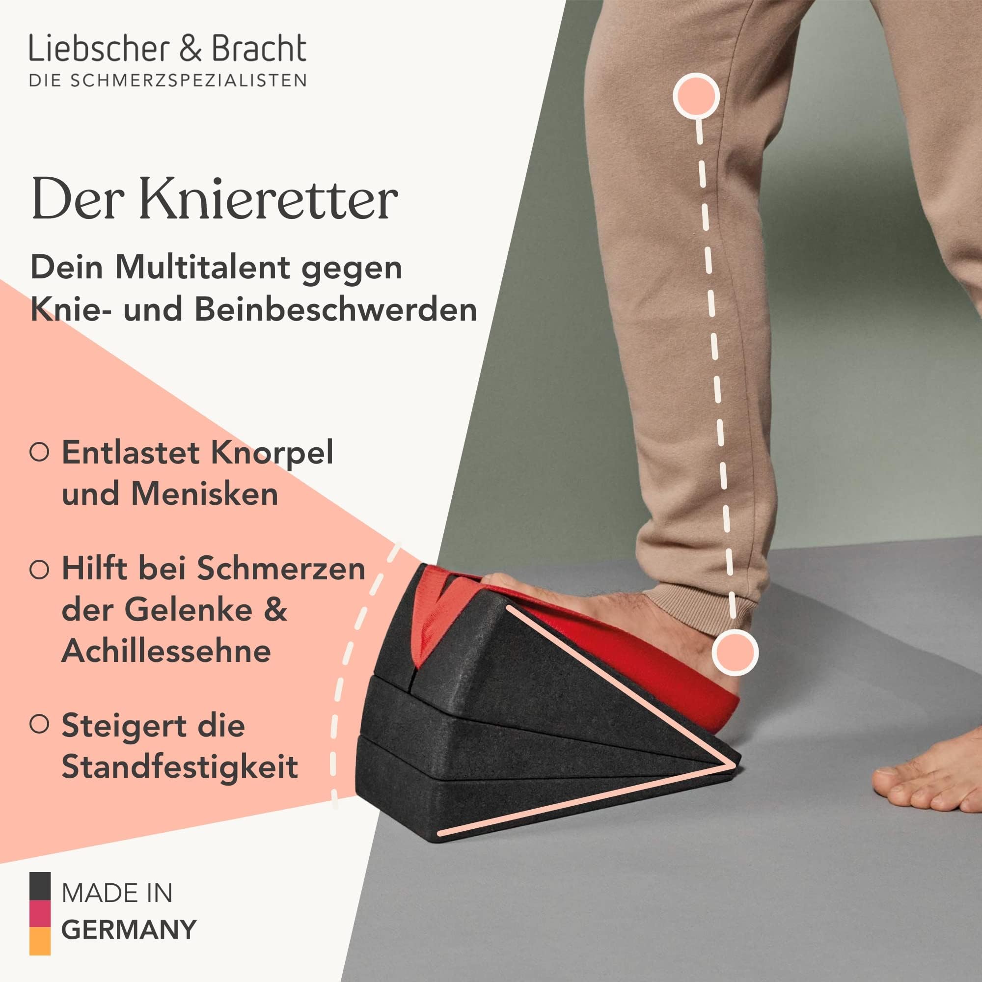 Bundle: Liebscher & Bracht Faszien & Dehnungs-Bundle: Faszienrollen- & Ball-Set, Dehnschlaufe & Knieretter mit Trittschlaufe – Made in Germany