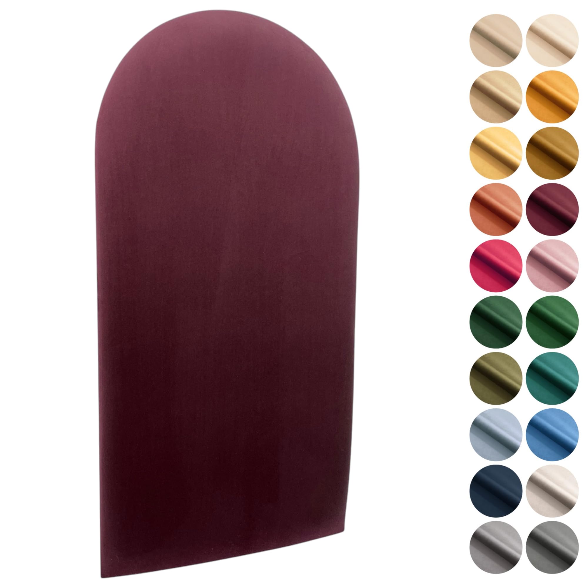 Angelo - Tapicería - Paneles de pared 3D Cama - Cojines de pared - Paneles tapizados - Paneles acolchados - Paneles acolchados de pared - Ciruela 90x20 cm - Paneles tapizados - Paneles de techo