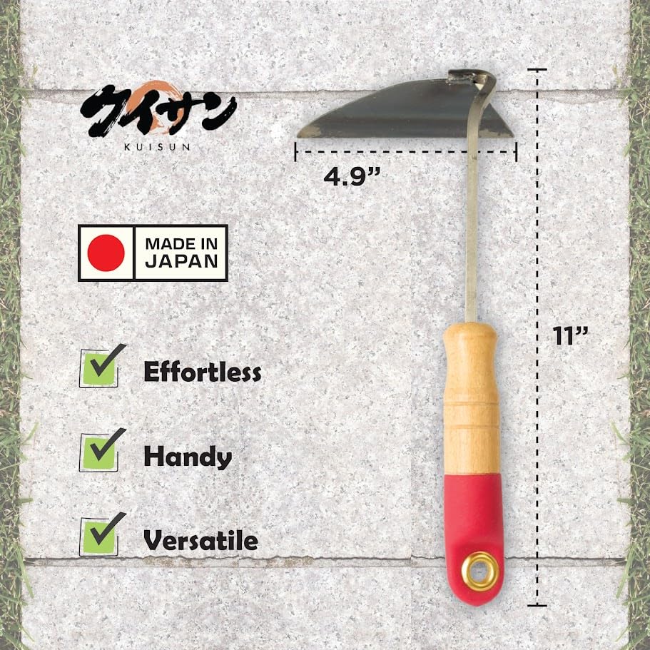 Amazon.com : KUISUN Japanese Weeding Sickle Nejiri Gama - 11 inch