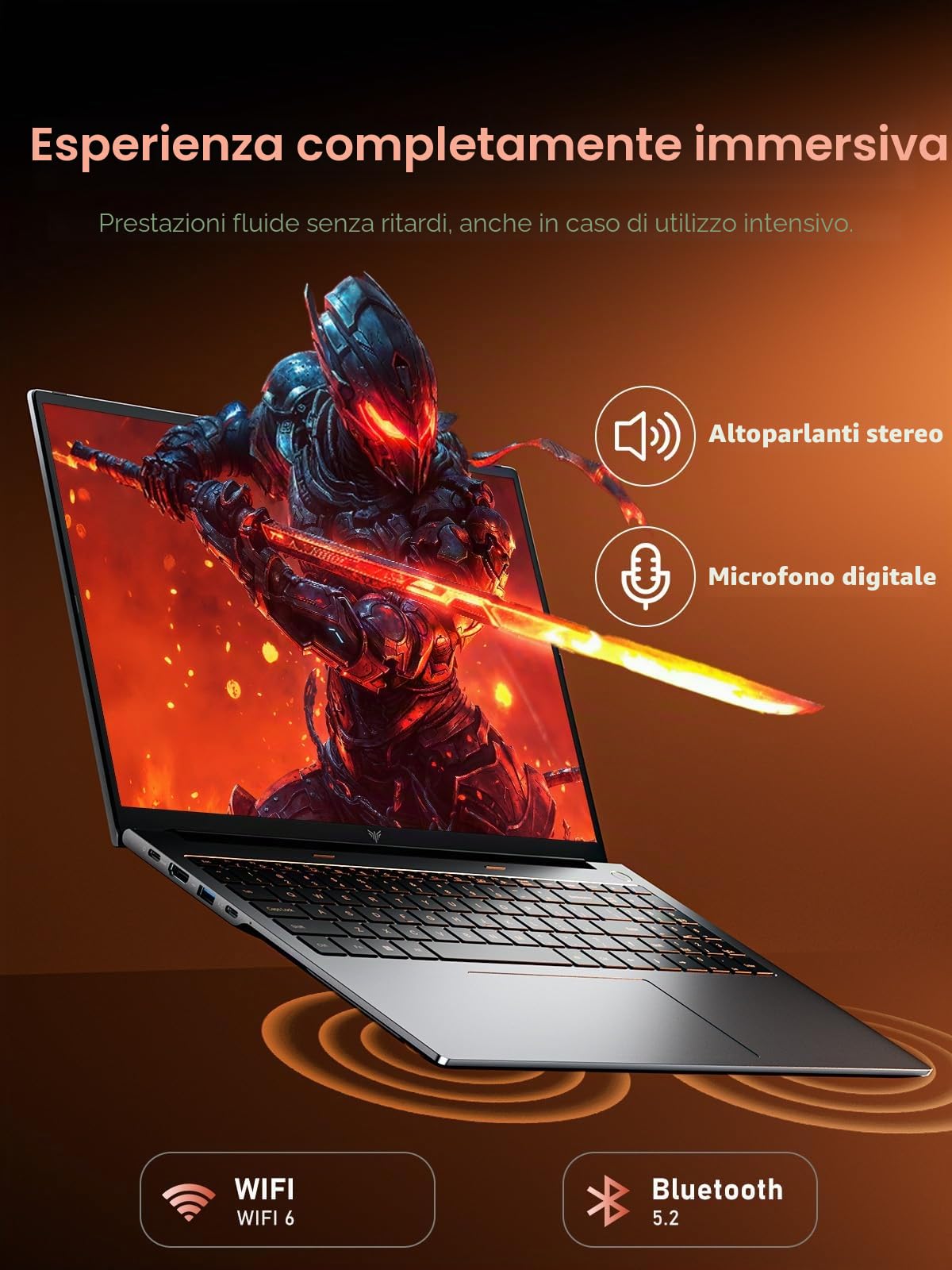 ACEMAGIC Laptop da gioco - Display FHD da 16 pollici con processore AMD Ryzen 7 H255 (meglio di I7-11800H) fino a 4,9 GHz, 16 GB di RAM DDR5 4800 MHz, SSD da 512 GB, laptop da gioco