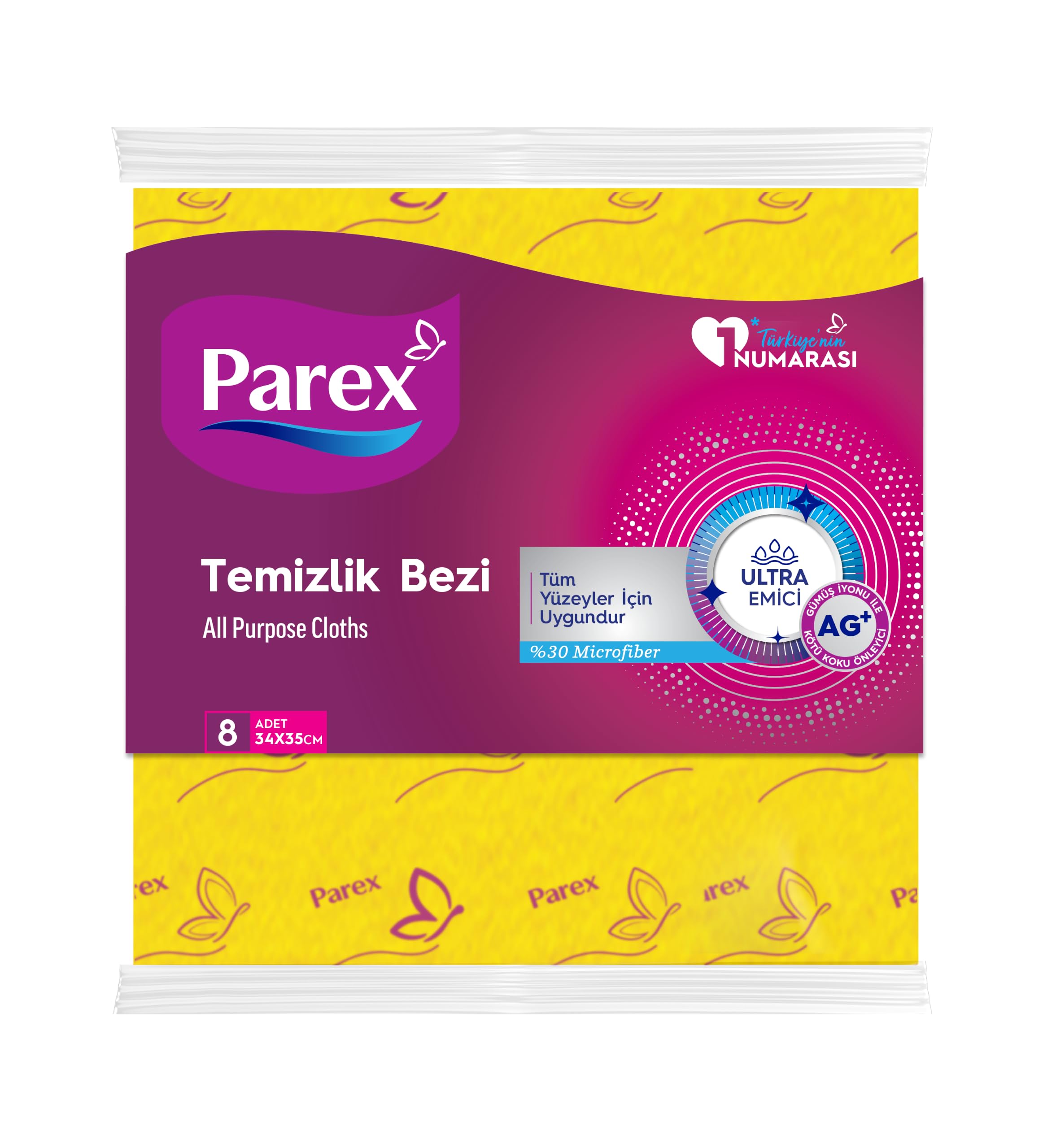 Parex (%30 Mf) Temizlik Bezi 8'li