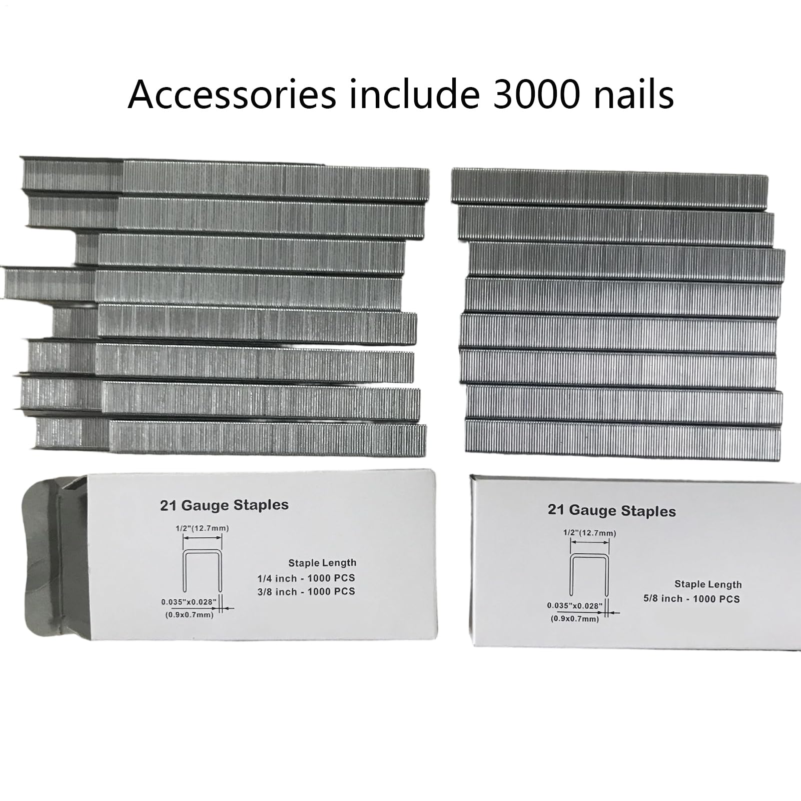 Clavadora neumática Grapadora resistente de 4-8 bares | Pistola neumática para clavos de alto rendimiento para construcción, carpintería, proyectos bricolaje, estructuras,
