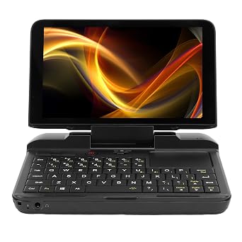 Mini Laptop 10 Pro, 8GB RAM 256GB ROM Laptops Computer, 6 Inch HD Screen Portable Industry Laptop, N4120 CPU, Internet, BT4.2 (US Plug)