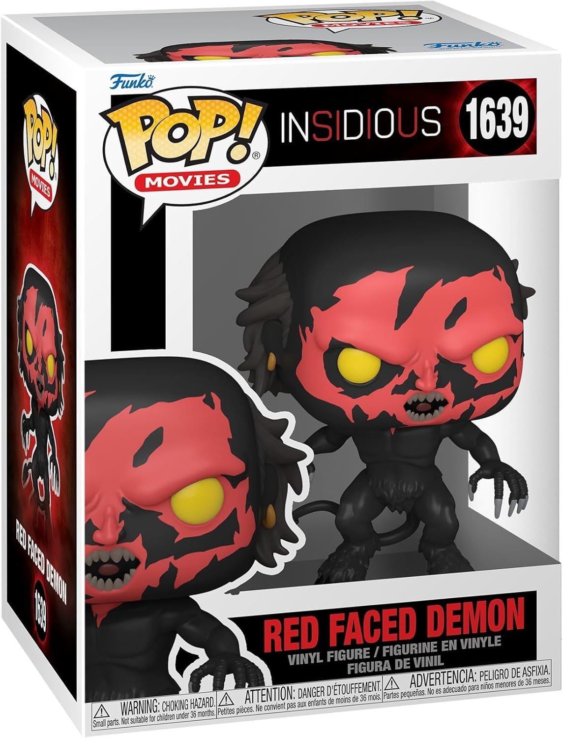 POP Movies: Insidious - Figura de vinilo Funko de demonio de cara roja (incluye funda protectora de caja compatible) multicolor de 3.75 pulgadas