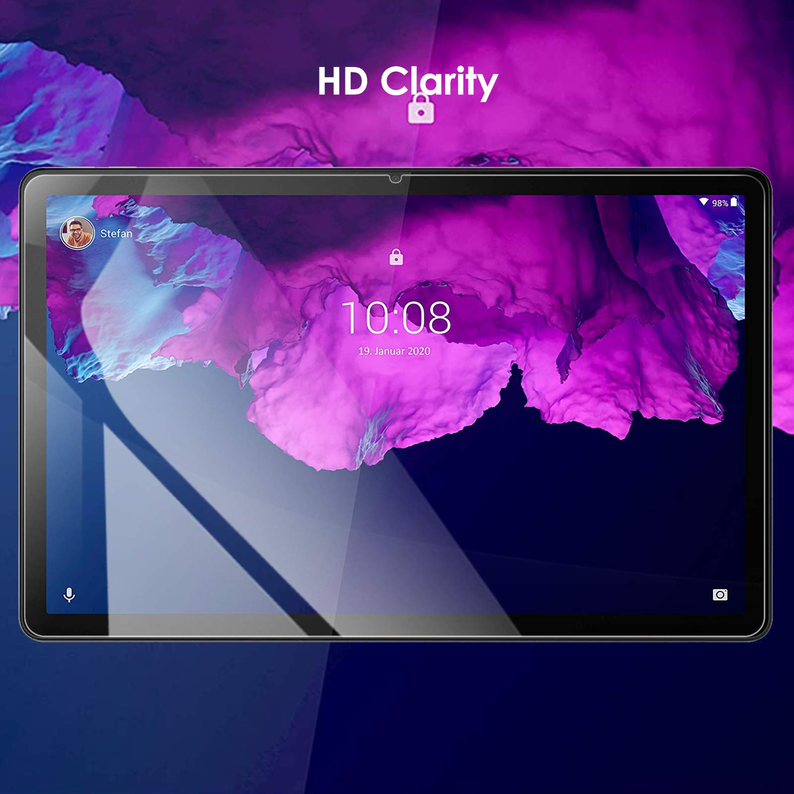Hianjoo [2 stuks displaybeschermfolie van gehard glas, compatibel met