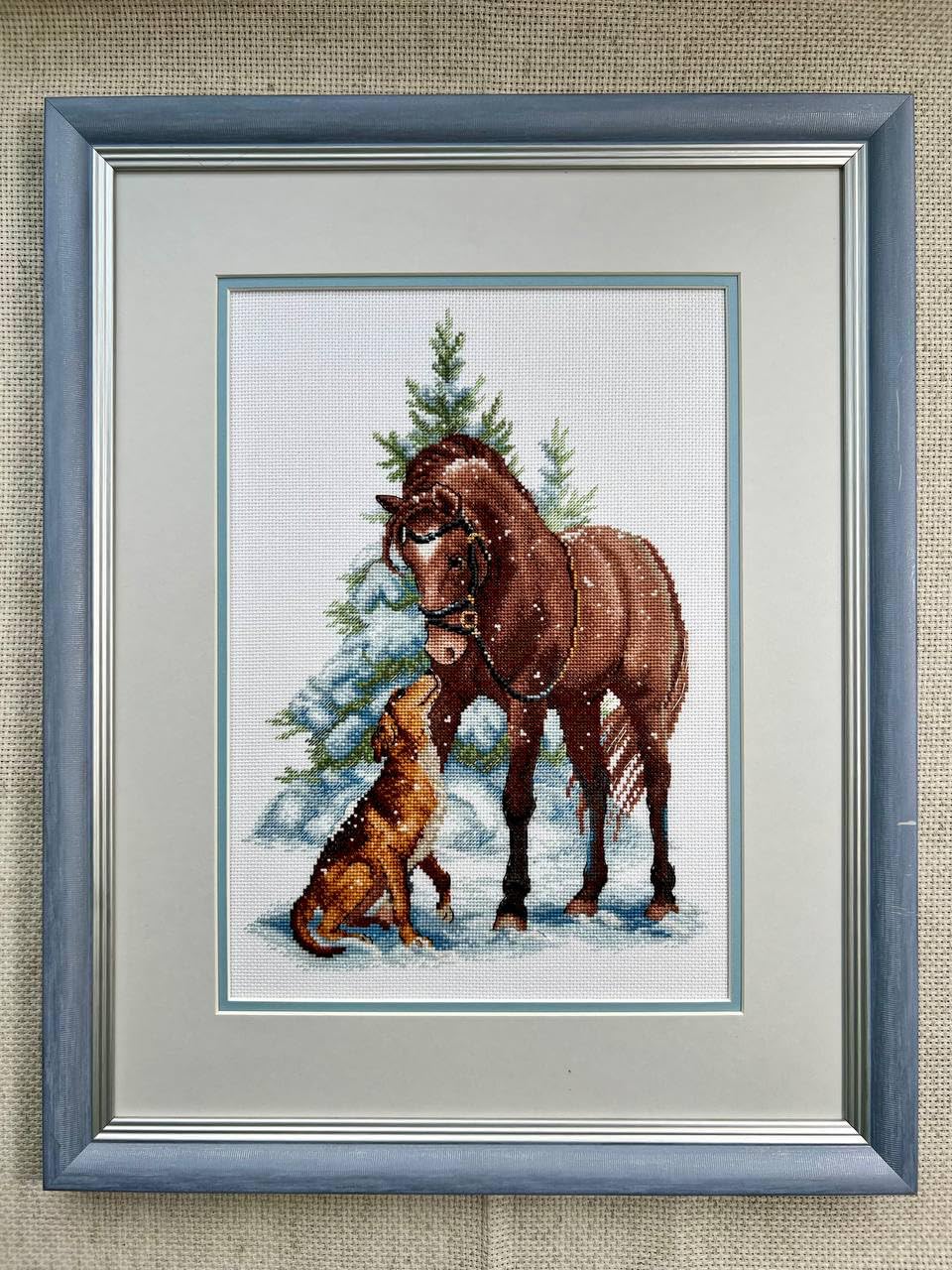 RIOLIS - Ehi amico! 2159, Punto croce 21x30cm, Punto croce kit da ricamare, Disegni da ricamare, Embroidery kit, Set punto croce, Kit ricamo punto croce
