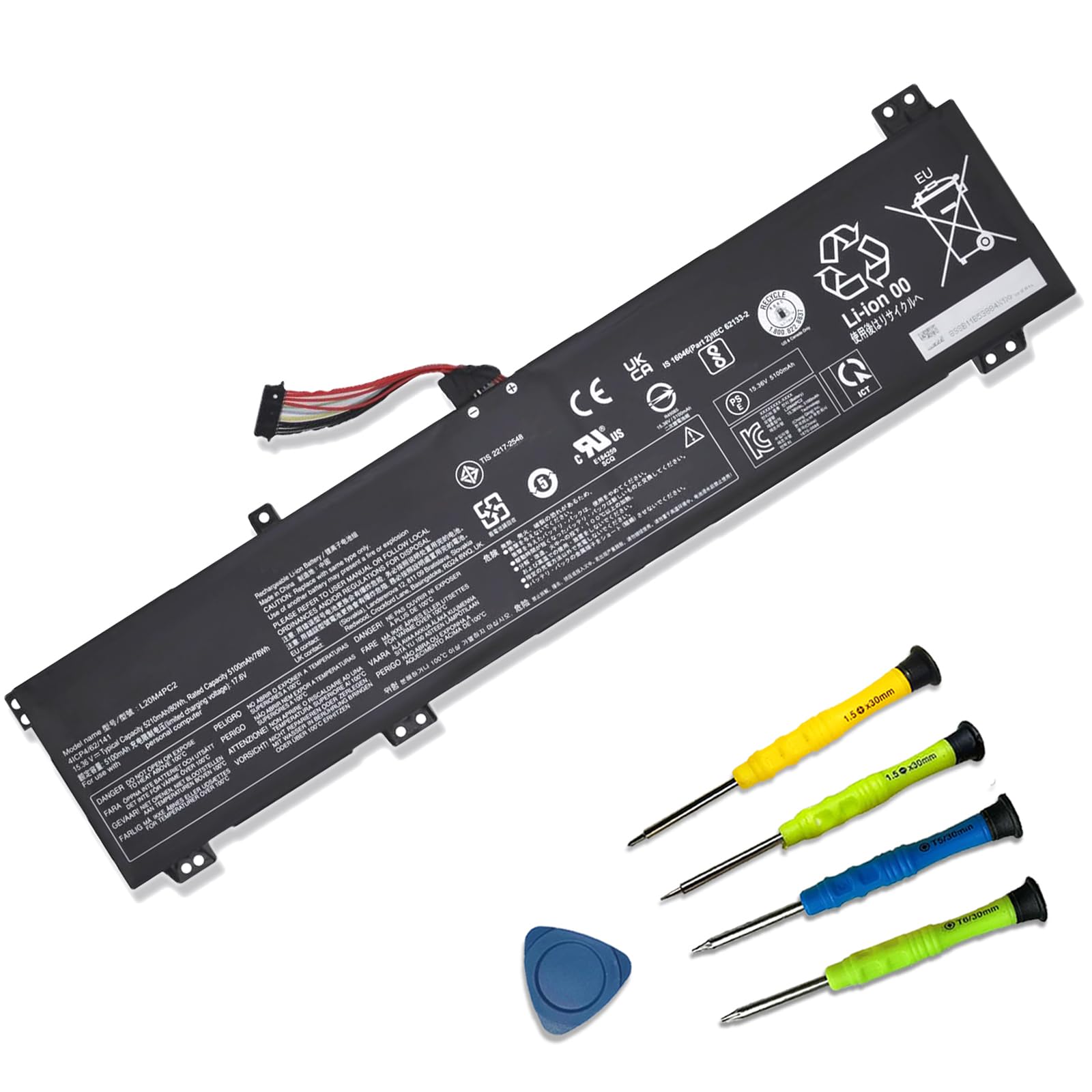 Amazon.com: SUNNEAR L20M4PC2 L20C4PC2 Laptop Battery Replacement