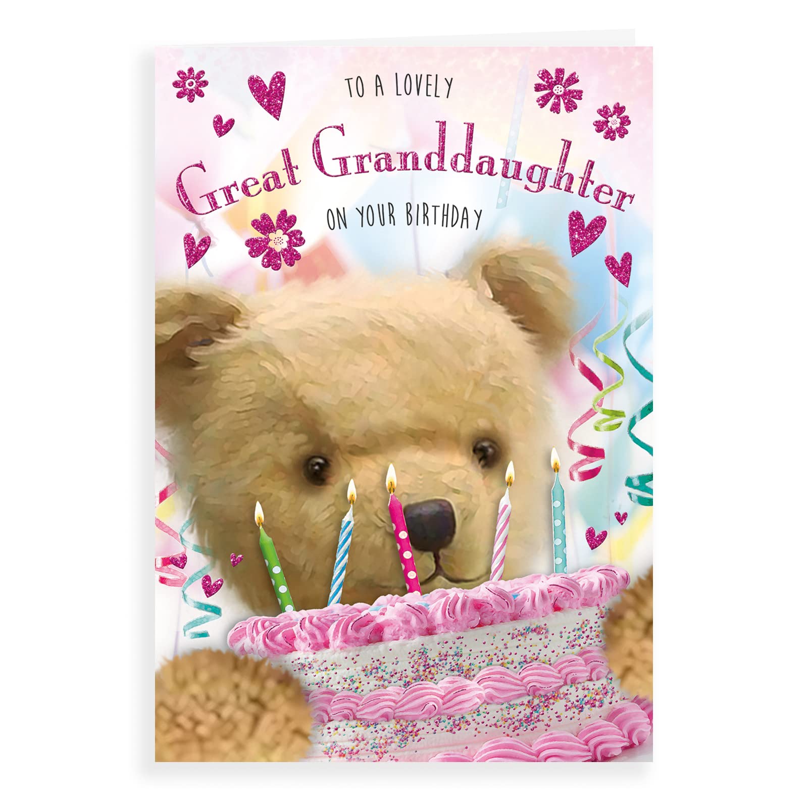 Cute Birthday Card Great Granddaughter - 9 x 6 inches - Regal Publishing