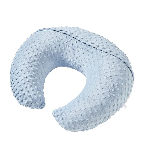 Miniatura 3 de Almohada de lactancia y posicionador con funda para lactancia materna y alimentación con biberón, apuntalamiento del bebé, tiempo boca abajo, apoyo