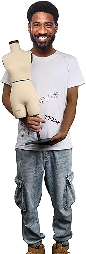 Miniatura 5 de Forma de Vestido a Media Escala (No Tamaño Completo para Adultos) 12 Maniquí de Costura en Miniatura de Medio Tamaño No Completamente Pinchable