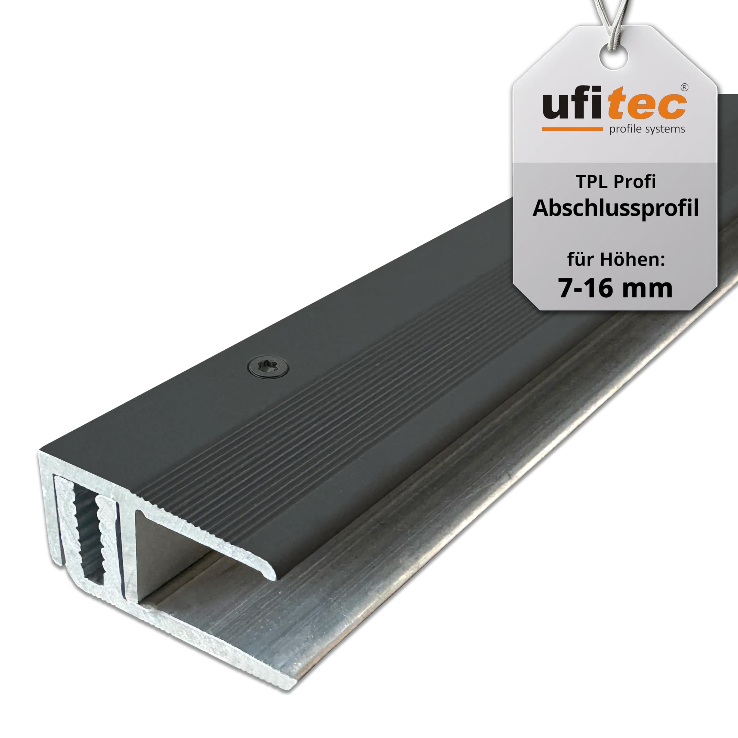 ufitec system profili do podłóg parkietowych i laminowanych, do podłóg o grubości od 7 do 15 mm