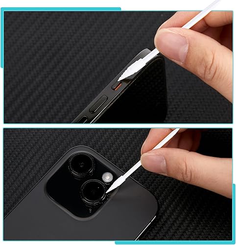 Vista 38 de Chinco 200 hisopos de limpieza para impresora de inyección de tinta, cabezal de impresión, cámara, lente óptica, equipo óptico (verde)